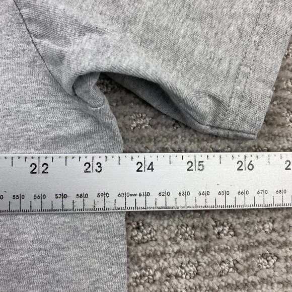 Vintage 90s Nike T-Shirt Men Large L Gray Just Do It Spell Out Graphic Print - Picture 10 of 11